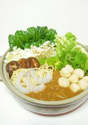 豆乳カレー鍋♪-レシピのメイン写真