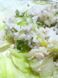 白いレタスチャーハン-レシピのメイン写真