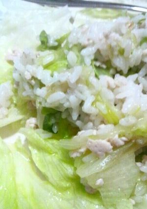白いレタスチャーハン-レシピのメイン写真