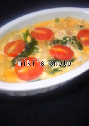 簡単ヘルシーな豆腐のキッシュ-レシピのメイン写真