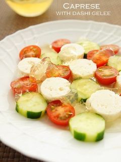 豆腐カプレーゼwith塩だしジュレ-レシピのメイン写真