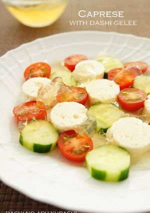 豆腐カプレーゼwith塩だしジュレ-レシピのメイン写真