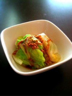 白菜のゴマ醤油(ほうれん草でも)-レシピのメイン写真