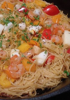 パスタパエリア-レシピのメイン写真