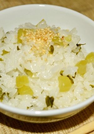 大根の葉で炊込みご飯-レシピのメイン写真