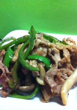 ♡豚肉ピーマンのピリ辛にんにく醤油炒め♡-レシピのメイン写真