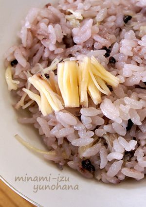 黒米の黄菊ご飯-レシピのメイン写真