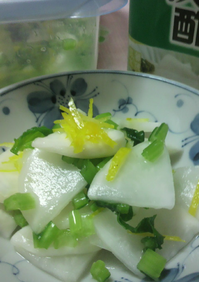 ゆず風味＊かぶの千枚漬け-レシピのメイン写真