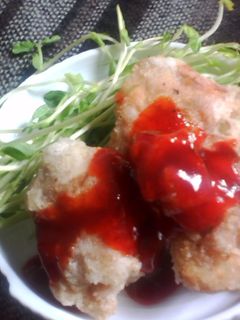 鶏の唐揚げ☆ピリ辛ソース-レシピのメイン写真