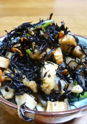 ひじきの炒め煮~ちくわがポイント~-レシピのメイン写真