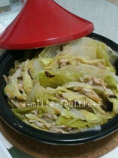 ★タジンで白菜と豚肉のミルフィーユ鍋★-レシピのメイン写真