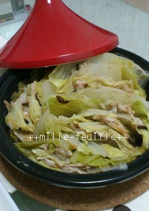 ★タジンで白菜と豚肉のミルフィーユ鍋★-レシピのメイン写真