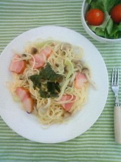 ベーコンとしめじの和風パスタ-レシピのメイン写真
