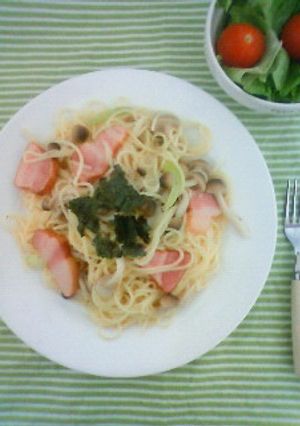 ベーコンとしめじの和風パスタ-レシピのメイン写真
