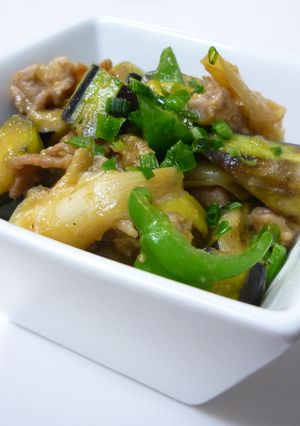 豚肉と茄子の味噌炒め-レシピのメイン写真