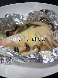 鮭とチーズのホイル焼き-レシピのメイン写真