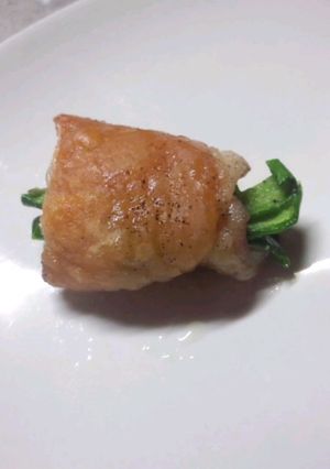 貧乏ちまみ☆鶏皮くるくる-レシピのメイン写真