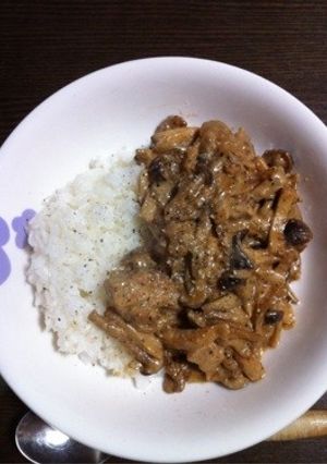豚ヒレときのこのストロガノフ-レシピのメイン写真