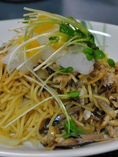 焼きさんまパスタ-レシピのメイン写真