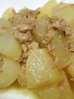 大根とツナの煮物-レシピのメイン写真