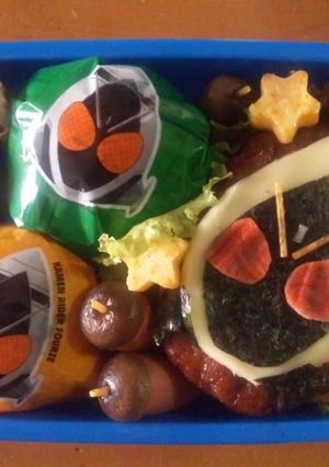 仮面ライダーフォーゼ きゃら弁-レシピのメイン写真