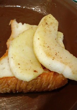 豆乳でフレンチアップルトースト☆-レシピのメイン写真