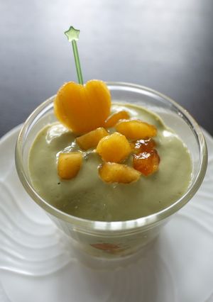 抹茶ヨーグルト♡　柿のトライフル❀-レシピのメイン写真