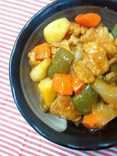 ★フライパンDEヘルシー揚げない酢豚-レシピのメイン写真