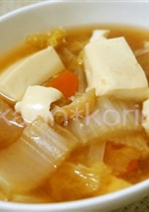 白菜と豆腐のほっこりスープ-レシピのメイン写真