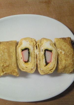 かにかま☆味海苔入り卵焼き-レシピのメイン写真