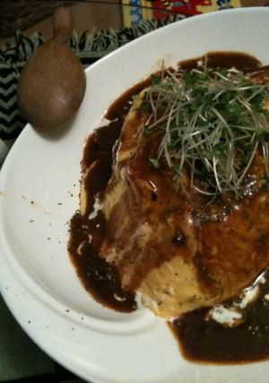 レトルトハヤシで本格オムライス♪-レシピのメイン写真