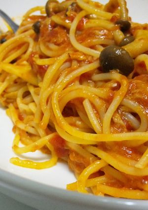 きのことツナのきこり風パスタ-レシピのメイン写真