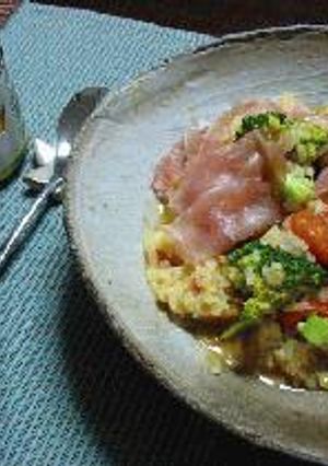 緑黄色野菜のリゾット-レシピのメイン写真