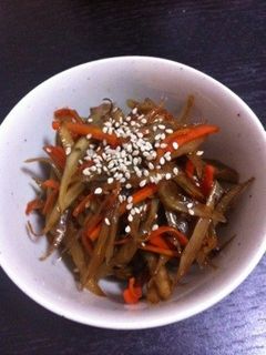 金平ごぼう-レシピのメイン写真