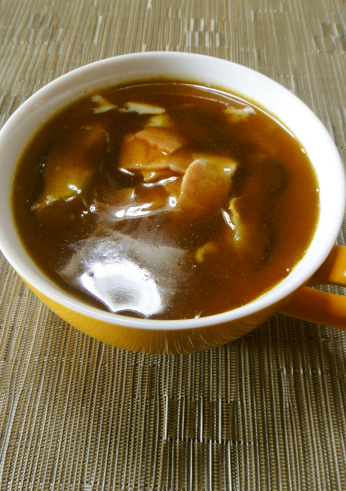 カレーうどん風！茶碗蒸し（小田巻き蒸し）-レシピのメイン写真