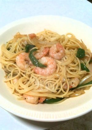エビの和風パスタ-レシピのメイン写真