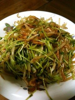 豆苗ともやしの香ばし炒め-レシピのメイン写真