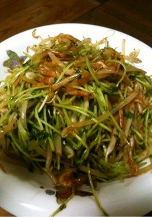 豆苗ともやしの香ばし炒め-レシピのメイン写真