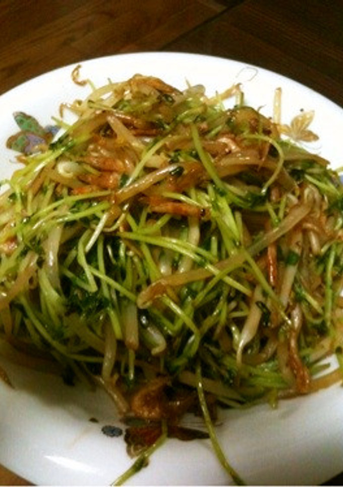 豆苗ともやしの香ばし炒め-レシピのメイン写真