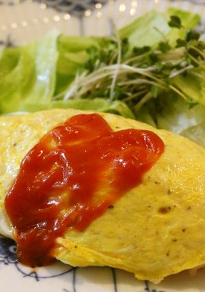 炊飯器で作るオムライス-レシピのメイン写真