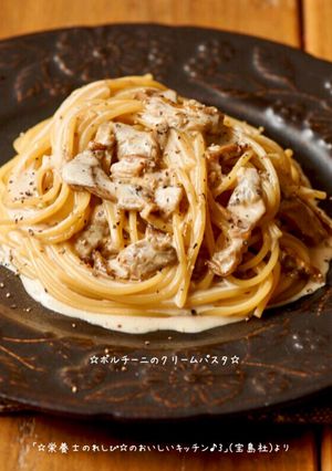 ☆ポルチーニのクリームパスタ☆-レシピのメイン写真