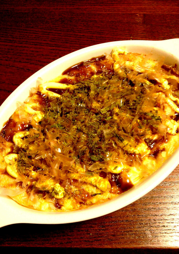 長芋と豆腐のグラタン　お好み焼き風-レシピのメイン写真
