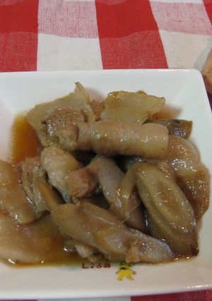 豚肉とゴボウの甘辛煮-レシピのメイン写真