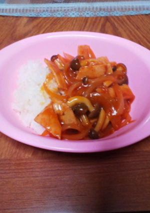 簡単ハヤシ風？なのっけライス-レシピのメイン写真