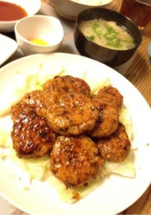 甘辛鶏つくね～軟骨&しそ入り!!-レシピのメイン写真