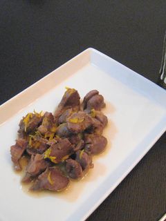 柚子と砂肝の酒蒸し -レシピのメイン写真
