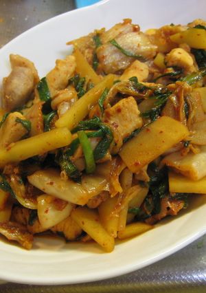 鶏キムチ♪ニラじゃが入り-レシピのメイン写真