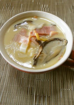 寒い夜小田巻き蒸し（うどん入り茶碗蒸し）-レシピのメイン写真