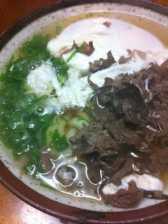 甘辛煮の肉玉うどん・関西風だしで美味-レシピのメイン写真