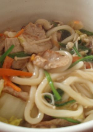 私のお昼☆あんかけ風焼きうどん-レシピのメイン写真